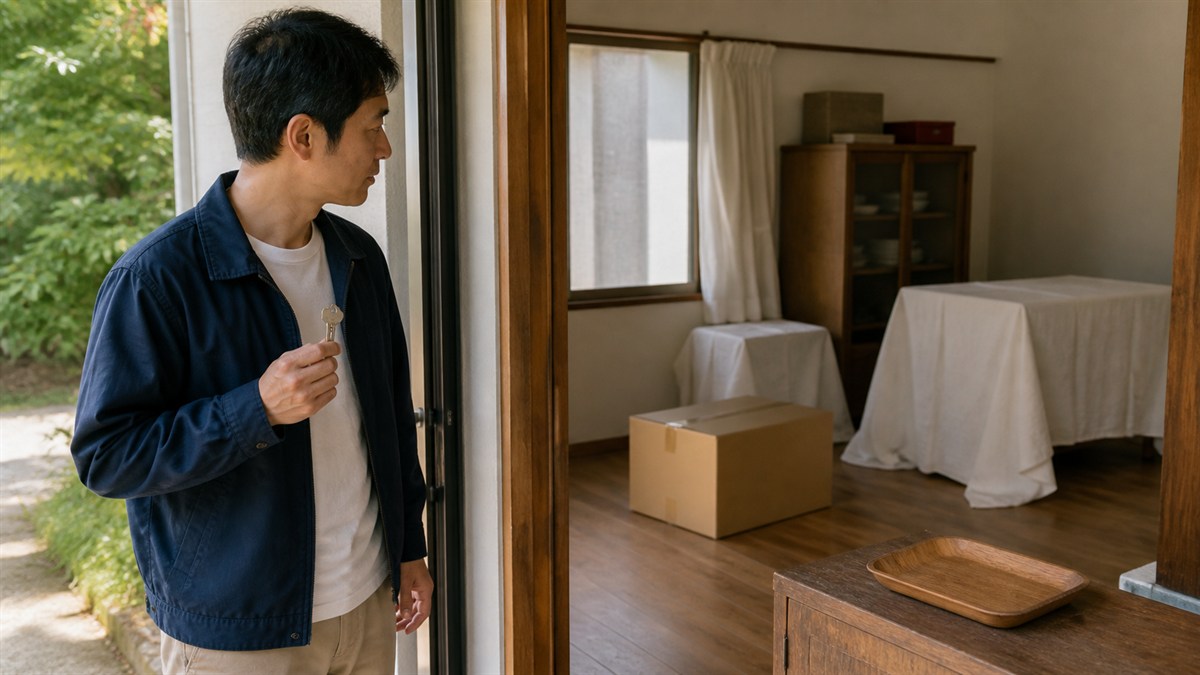 相続放棄でやってはいけないこと|携帯・部屋の解約、遺品整理はどこまでOK? 相続放棄後も現に占有する人に残る保存義務のイメージ
