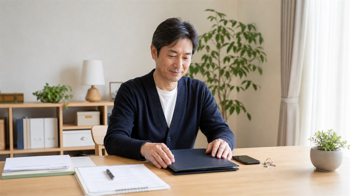 相続放棄でやってはいけないこと|携帯・部屋の解約、遺品整理はどこまでOK? 相続放棄の注意点を理解して落ち着いて行動するイメージ